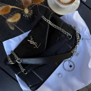Сумка Yves Saint Laurent / ів сен лоран чорна