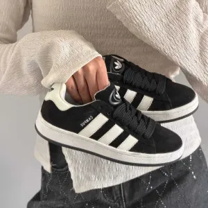 Жіночі кросівки Adidas Campus 00s Black чорні кампуси кеди кросівки НАЛОЖКА