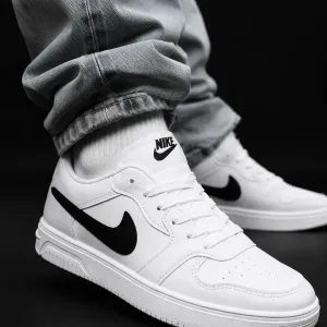 Nike  af 1 мужские кросовки найки Красовки найк белые Кросивки найки осень Найк аир форсы Базовые мужские кросовки