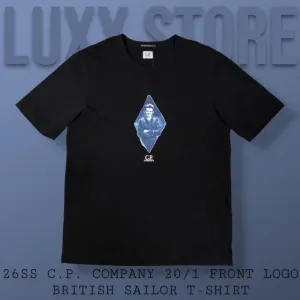 Футболка C.P. Company Jersey Front  Logo (C P, CP, сипикомпани)