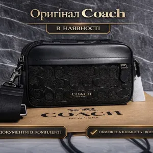 ОРИГІНАЛ! Чоловіча сумка Coach crossbody. Мужская сумка. Мессенджер