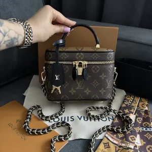 Сумка шкіряна луи витон шкіряна, louis vuitton vanity
