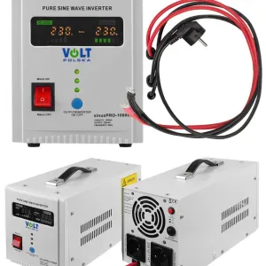 Інвертор Volt Polska 1000Вт ДЖБ ИБП Безперебійник. Чистий синус. Преобразователь. Инвертор для котла