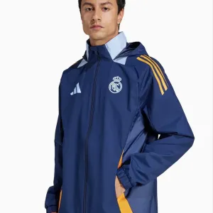 Вітровка adidas Real Madrid 24/25 All-Weather - windstoper waterproof, розмір S M L Львів магазин