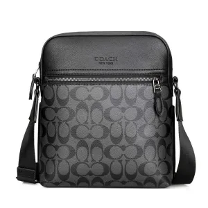 Чоловіча сумка Coach через плече, месенджер Коуч барсетка
