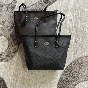 Сумка Coach city Tote bag, жіноча сумка шопер coach city tote bag, шкіряна сумка шопер коуч, женская сумка коач