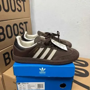Кроссовки Adidas Samba brown / Адидас самба коричневые 36 37 38 39 40 41