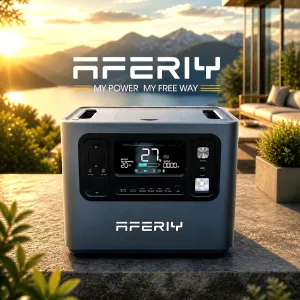 ‼️Офіційна‼️ Зарядна станція  2400W Aferiy AF-P210 LiFePO4 UPS (ДБЖ)