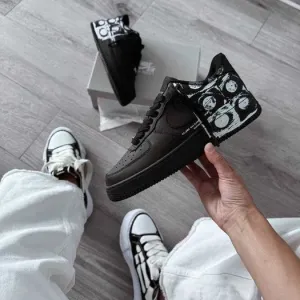 Кросівки Nike Air Force 1 Low х  Comme des Garçons Supreme premium | Кроссовки Найк чоловічі жіночі