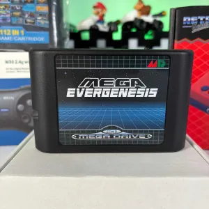 Флеш Картридж Evergenesis Mega Drive Sega EDMD 4Gb 3000 in 1 Новий Евердженезіс картридж для сега мега драйв асортимент ігор дженезіс мега драйв