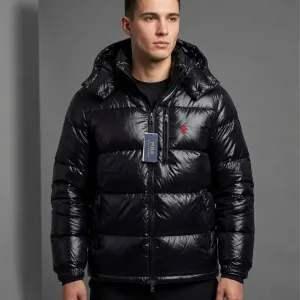 ‼️ БЕЗ ПРЕДОПЛАТ ‼️ Пуховик Ralph Lauren глянцева куртка чоловіча топова модель цього року