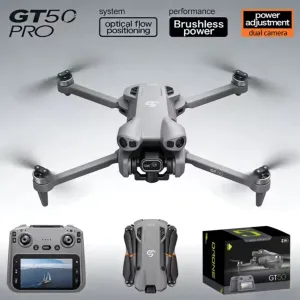 Дві батареї в комплекті GT50 pro-4K Drone Великий Екран квадрокоптер