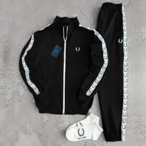 Спортивний костюм Fred Perry олімпійка штани + шкарпетки в подарунок | Спортивный костюм Фред Перри кофта штаны + носки в подарок