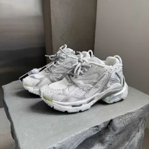 Кросівки BALENCIAGA RUNNER TRAINER White/Silver premium | Кроссовки жіночі чоловічі