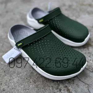 Crocs LiteRide Army Green White Crocs для Чоловіків crocs Crocs