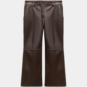 Шкіряні штани Zara розмір S