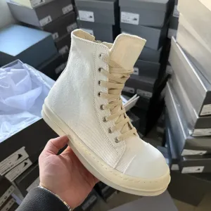 Rick Owens Ramones White Higt Top/Кеди Rick Owens Ramones/size 37-45