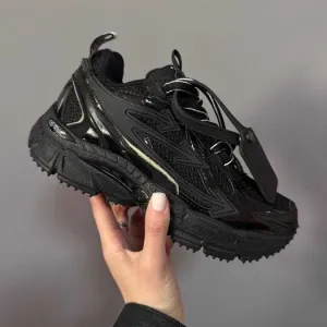 Кросівки OFF-White Be Right Back Triple Black premium | Кроссовки жіночі чоловічі