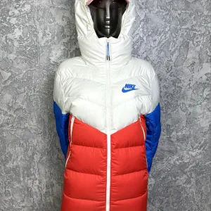 Nike куртка пуховик XS-S размер стёганая яркая