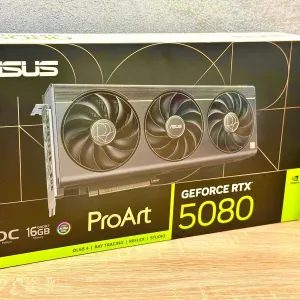 Відеокарта ASUS GeForce RTX 5080 ProArt OC 16GB GDDR7 DLSS4 (PROART-RTX5080-O16G) EU Нова!Магазин!Гарантія!Львів 16384MB асус/відяха/New/Graphics Card