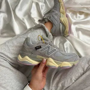 New Balance 9060 Grey Pink CorDura / Нью Беленс 9060 Кордура серые розовые влагозащита 36 37 38 39 40 41