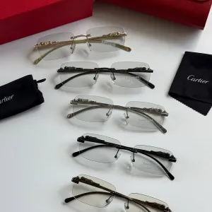 Окуляри картьє cartier хамелеон іміджеві темніють на сонці безоправні прозорі чоловічі жіночі унісекс