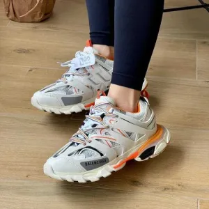 Кроссовки Balenciaga Track 3.0 White/Orange premium | Кроссовки жіночі чоловічі