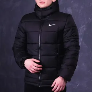 Куртка чоловіча зимова Nike до -25°С тепла з капюшоном пуховик найк