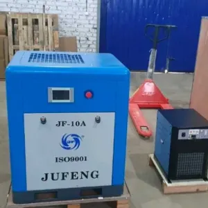 Гвинтовий компресор JF-10A Jufeng осушувач повітря ресивер компресора