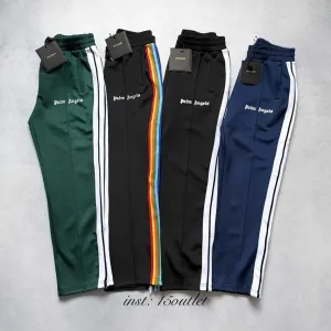 Штани Palm Angels Track Pants Спортивные штаны Брюки Палм Енжелс Чорні, Ямайка, Сині, Зелені