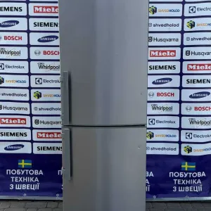 Холодильник б/в Electrolux No Frost 185см металік з Європи #08284