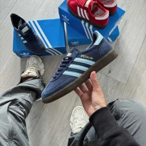 Кросівки Adidas Spezial Hanball Double Blue premium i95 | Кроссовки Адидас жіночі чоловічі