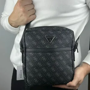 Чоловічий мессенджер через плече Guess Smart Mini:Чорний