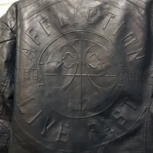 Куртка Affliction тёмно-синяя, размер М/ХL