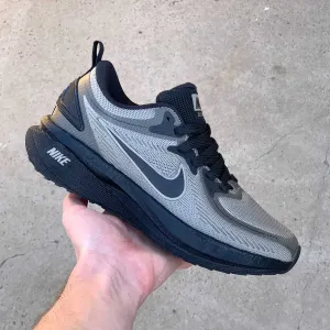 Чоловічі кросівки Nike Zoom Pegasus Khaki Black (41-46) — Найк Пегасус, олива, хакі, чорні, осінь