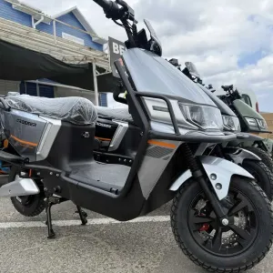 Велоскутер Crosser CR-13 PRO литий железо фосфат 76.8V/30AH/2000W 2026 - Сірий