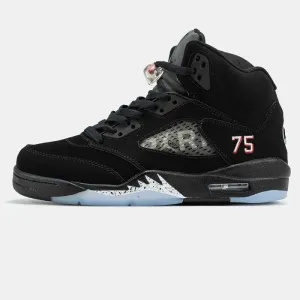 Мужские кроссовки Nike Air Jordan 5 x PSG Black. 40-45