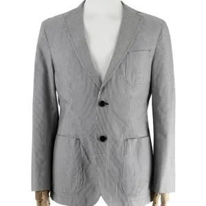 HUGO BOSS чоловічий бавовняний піджак у смужку. Оригінал. 48 (М)