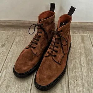 Sanders Kelso 9UK 43 EU Чоловічі коричневі замшеві черевики дербі