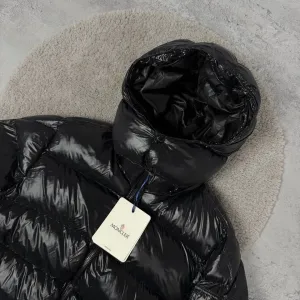 Чоловічий пуховик Moncler чорний | Зимова куртка | Стильний пуховик