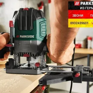 Фрезер ручной вертикальный по дереву из ГЕРМАНИИ Parkside POF 1200 D3 ручний фрезер по дереву фреза Парксайд