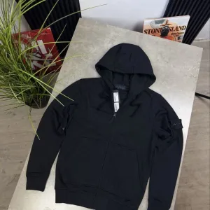 ‼️ ЗНИЖКА ‼️ТОП‼️ Зіп худі Stone Island Black Ghost, зипка Stone Island, зипка стоник