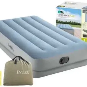 Матрас надувной одноместный INTEX 64157 с USB насосом 191х99х36см