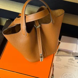 Сумка Hermes Picotin 18 шкіряна TAURILLON CLEMENCE