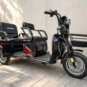 скутер єлектро Трицикл Crosser TR-5  1500w 72v 24ah графен(*есть также 1500w 72v 32 ah LFP)