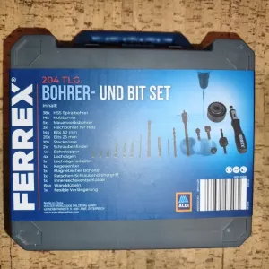 Набір свердл та біт Ferrex 204 TLG