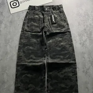 Baggy jeans Army | Камуфляжні широкі джинси sk8 y2k opium type rap rep