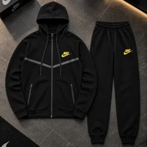 NIKE PREMIUM!Новий Чоловічий спортивний костюм Nike,брендовий осінній комплект чорний,сірий