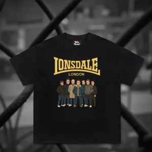 Мужская футболка Lonsdale London Casual logo унисекс лонсдейл паутина