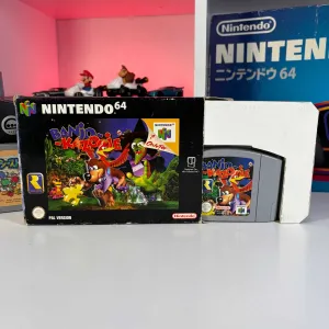 Гра Nintendo N64 Banjo-Kazooie + коробка Оригінальний картридж н64 банжо казуї асортимент ігри N64